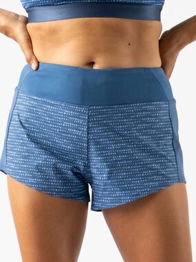 Rabbit Tried n' True 2.5" Running Athletic Navy Geo Dot Size Small